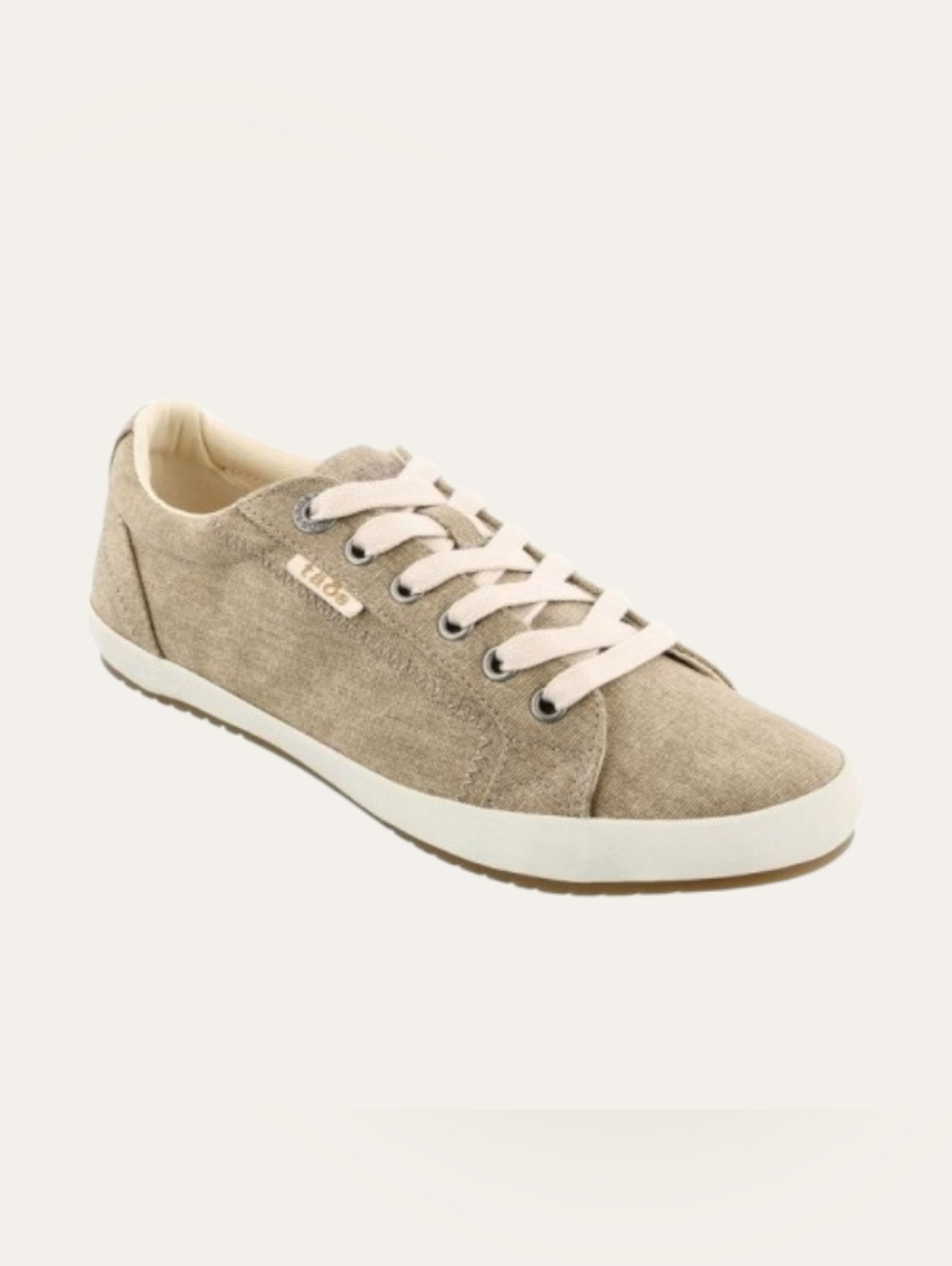๐ท NWOT Taos Star Khaki Canvas Lace-Up Sneakers ๐พ - Picture 16 of 16